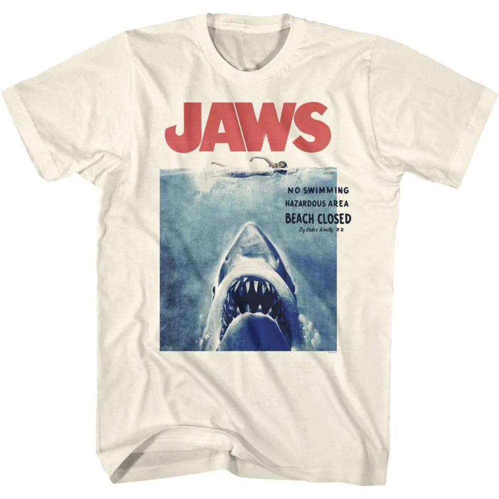 Hazardous Area Beach Closed Jaws Tshirt